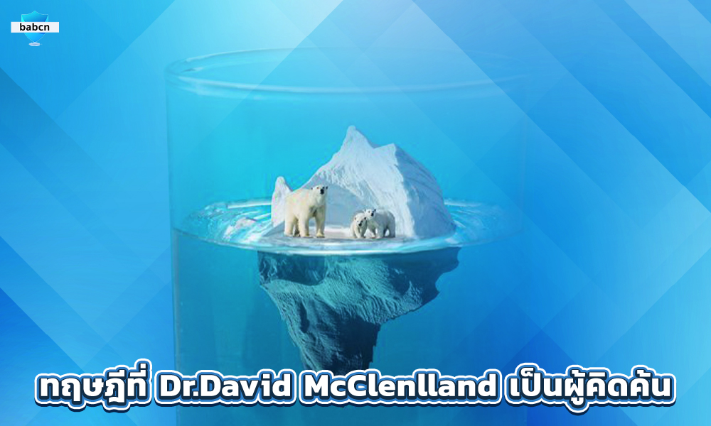 2.ทฤษฎีที่ Dr.David McClenlland เป็นผู้คิดค้น ซึ่งเป็นการเปรียบเทียบบุคลิกของคนกับภูเขาน้ำแข็ง
